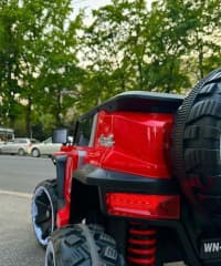 Uşaq avtomobili Jeep Wrangler qırmızı — şəkil 5