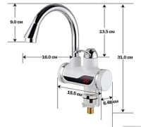 Elektrikli ani su qızdırıcı kran — şəkil 5