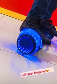 3D İşıqlı Hoverboard Giroskuter — şəkil 3