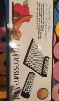 Akupressura matı və yastıq dəsti 65x40 sm — şəkil 1