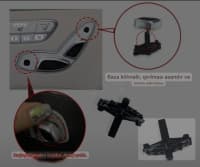 Oturacaq idarəedici düymələr Mercedes-Benz W222 W447 — şəkil 7
