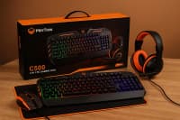 Oyun dəsti Meetion C500 4-in-1 RGB Qara — şəkil 1