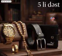 Hədiyyə dəsti 5-li kişi aksessuarı — şəkil 25