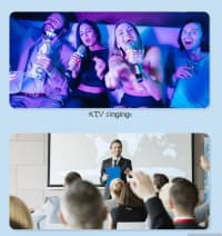 Simsiz karaoke mikrofon dəsti (2 ədəd) — şəkil 6
