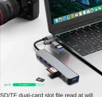 Type-C Hub 8in1 multiport adapter — şəkil 6