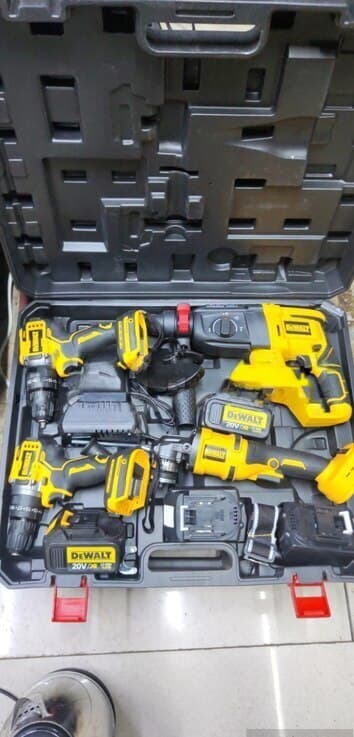 Elektrikli alət dəsti: drel, laqunda və perforator