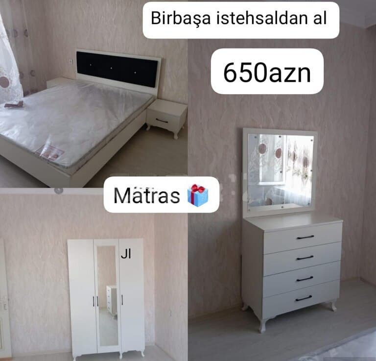 Laminat material yataq otağı dəsti, Qarışıq rəng