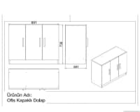 Ofis mebel dəsti Qarışıq rəng — şəkil 6