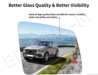 Yan güzgü şüşəsi Mercedes W166 ML — şəkil 6