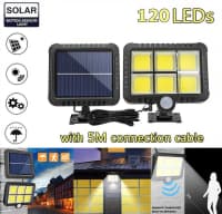 Hərəkət Sensorlu Günəş Enerjili LED Projektor — şəkil 3
