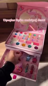 Uşaqlar üçün kosmetik oyuncaq makiyaj dəsti — şəkil 10