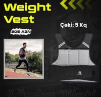 Ağırlıq Jileti (Weight Vest) İdman Avadanlığı — şəkil 4