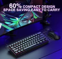 Klaviatura Aula Win60HE Black 60% Magnetic — şəkil 3