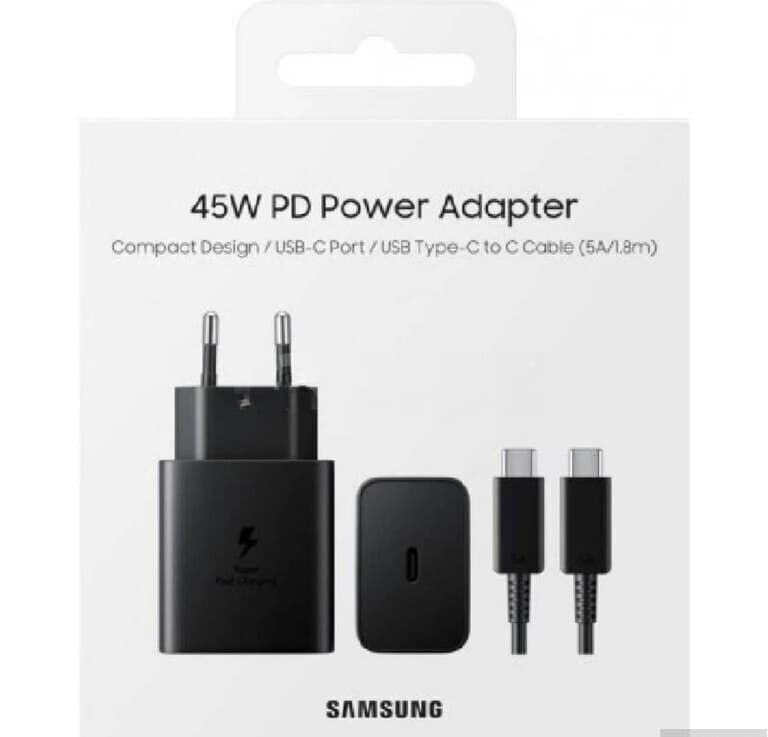 Adapter Samsung 45W super sürətli şarj cihazı