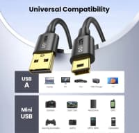 Qara rəng data kabel, USB — şəkil 2