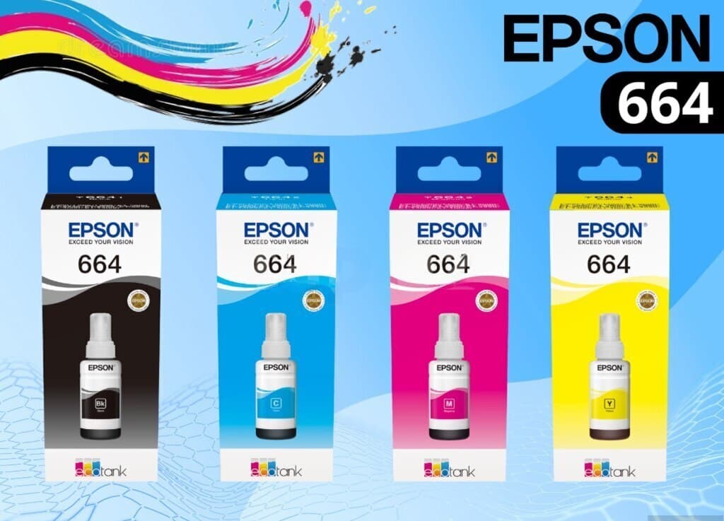 Epson 664 Orijinal Printer Mürəkkəbi