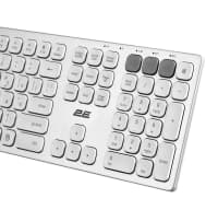 Klaviatura 2E KS270 White Bluetooth — şəkil 6
