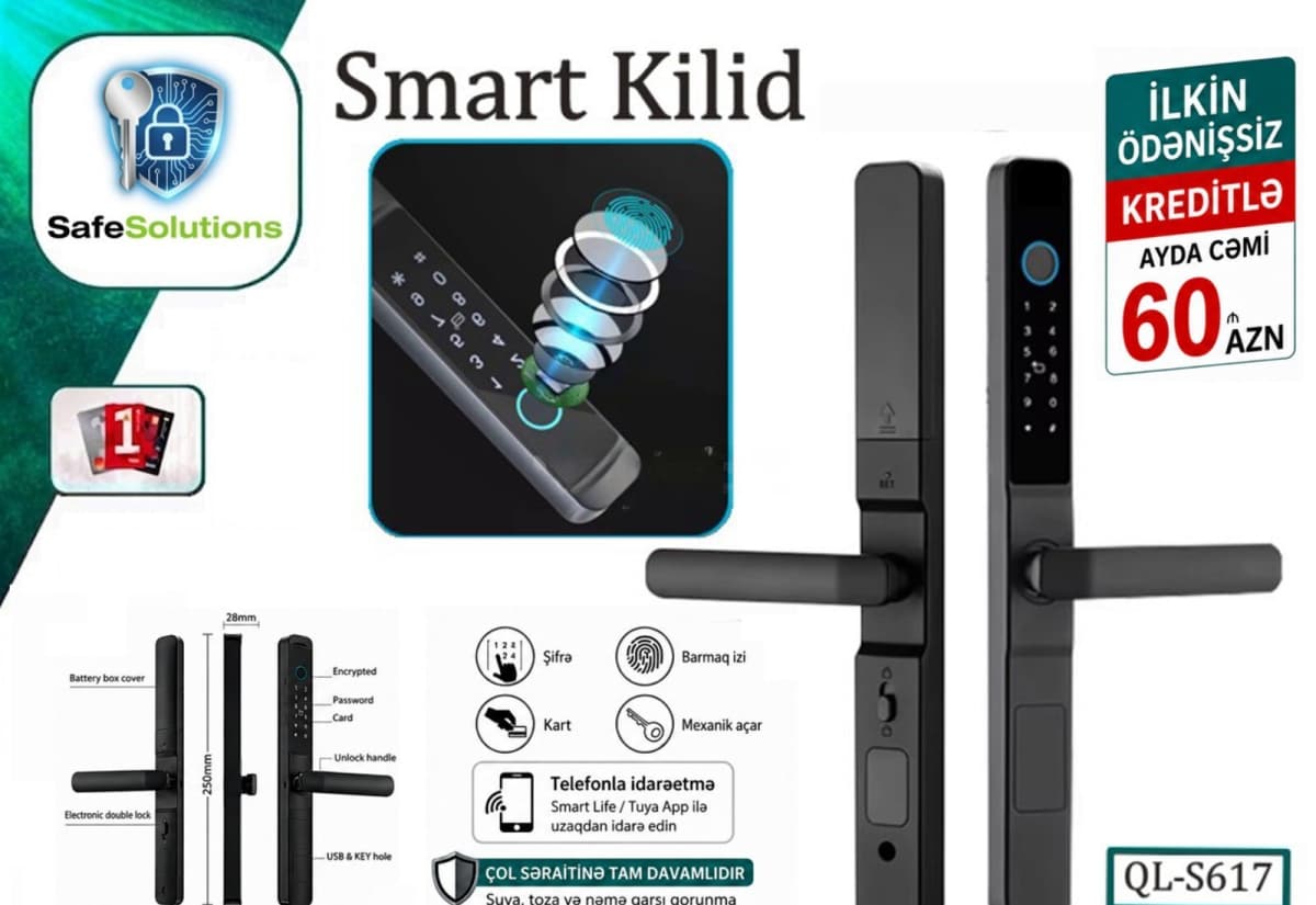 QL-S614 Smart Kilid - Elektron Giriş Sistemi