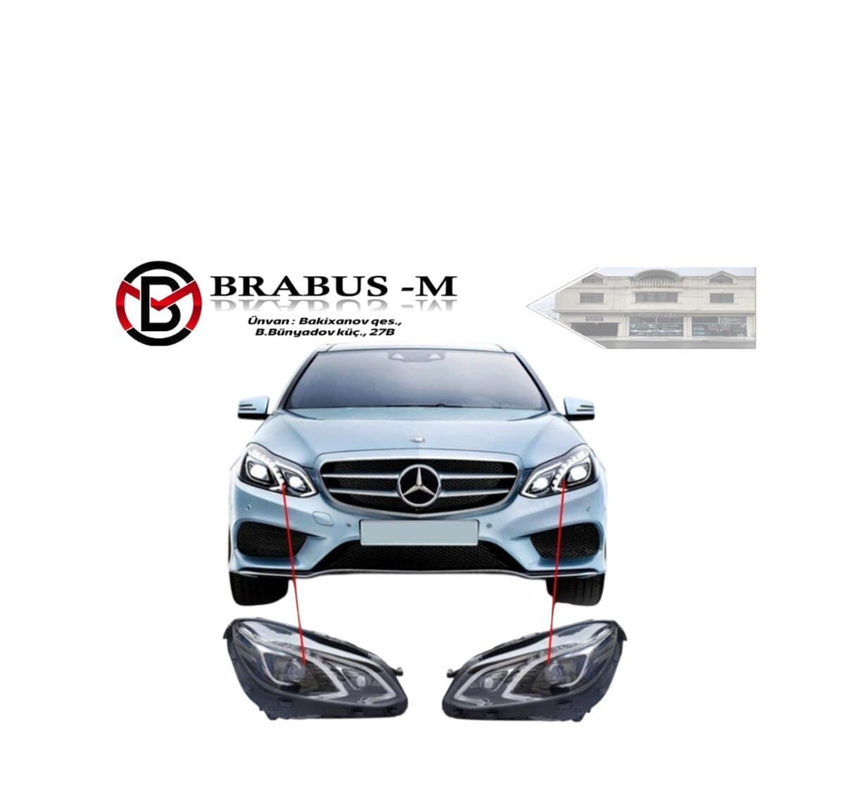 Ön faralar Mercedes W212 2015
