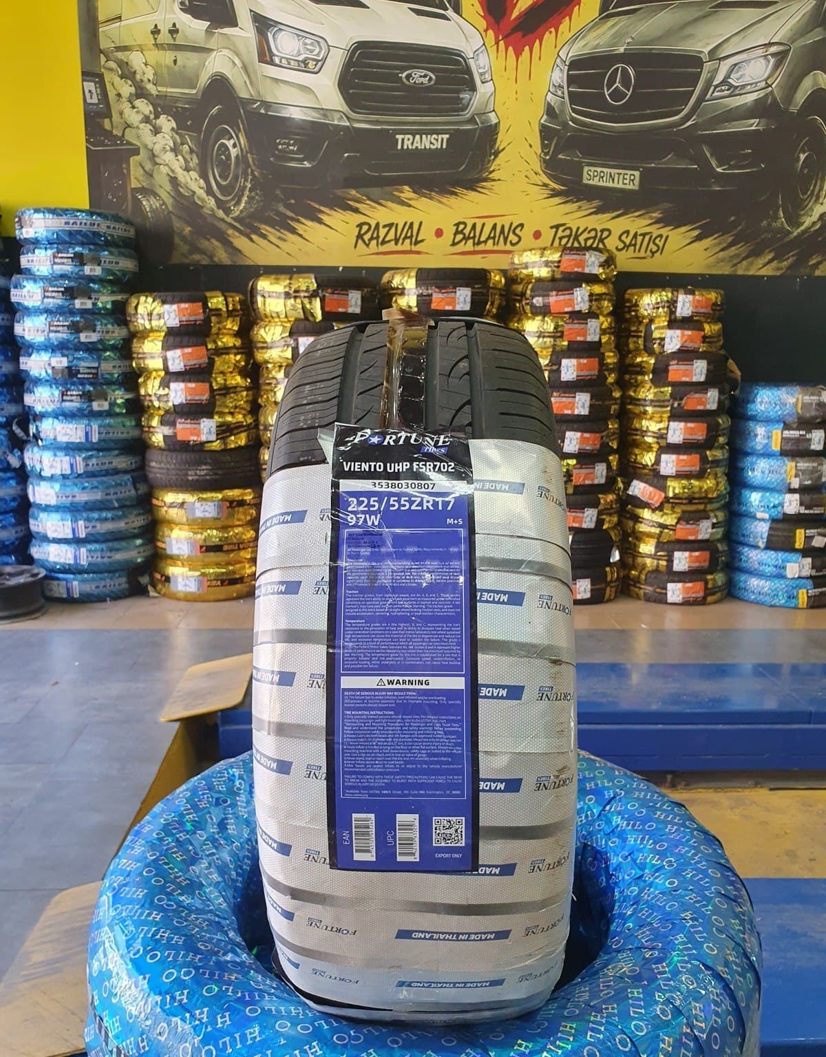 Avtomobil şini Fortune 225/55 R17 97W