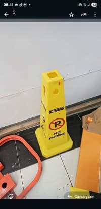 No Parking Dayanmaq Olmaz Yol Nişanı Stendi — şəkil 3