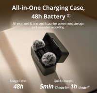 Simsiz mikrofon sistemi DJI Mic Mini (2TX + 1RX + Case) — şəkil 7