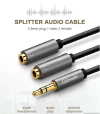 Qızılı rəng data kabel, Audio splitter — şəkil 7