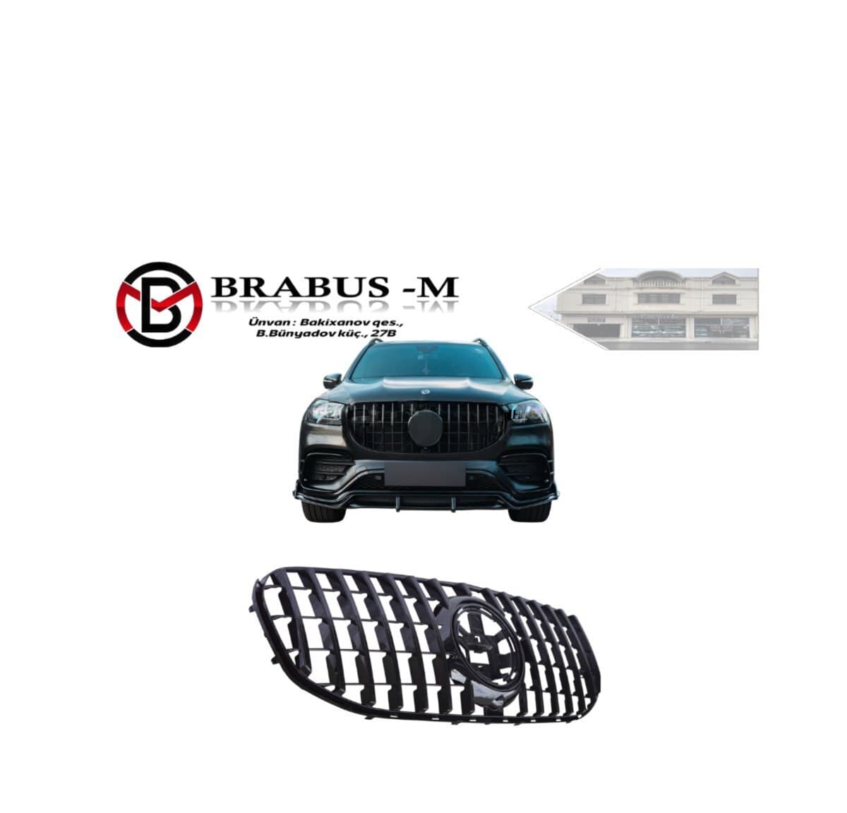 Radiator barmaqlığı Mercedes GLS W167