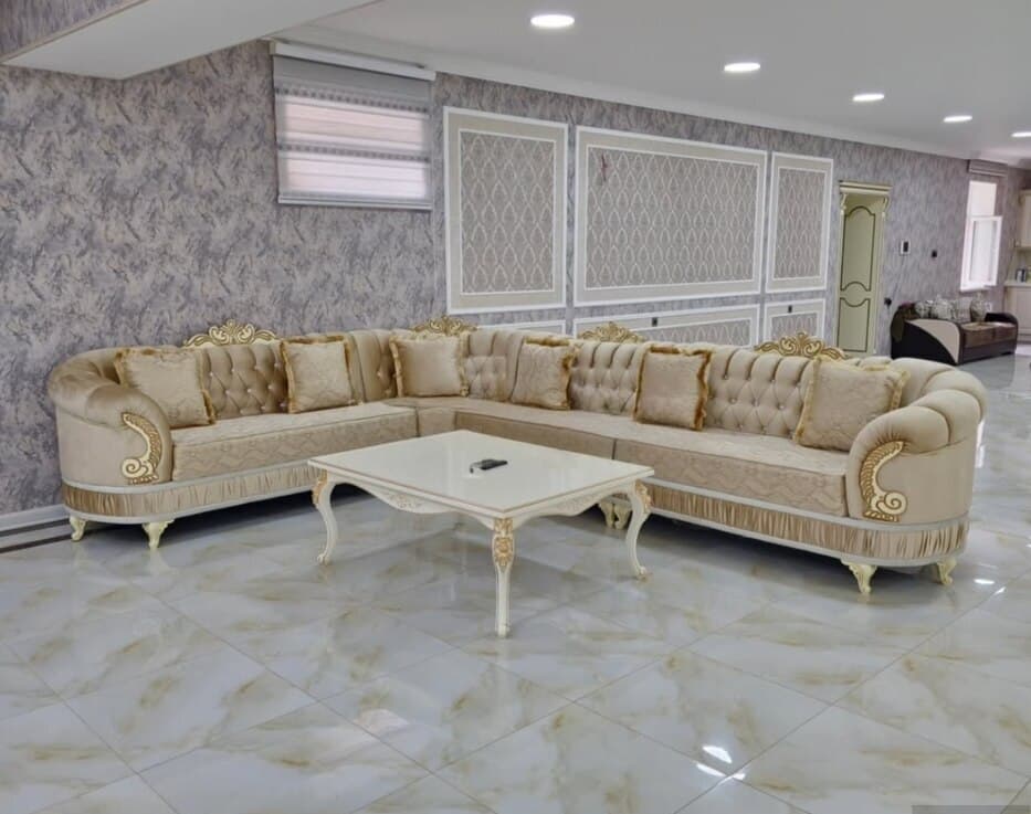 Künc divan, Qarışıq rəng