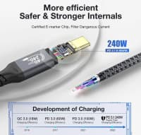 Qızılı rəng data kabel, USB — şəkil 4