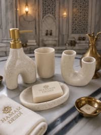 Keramika Hamam Aksesuar Dəsti — şəkil 3