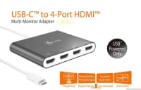 Type-C to 4xHDMI 4K adapter — şəkil 1