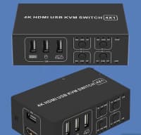 HDMI KVM Switch 4PC 4K 60Hz — şəkil 6