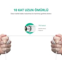 Ağ rəng data kabel, USB — şəkil 6