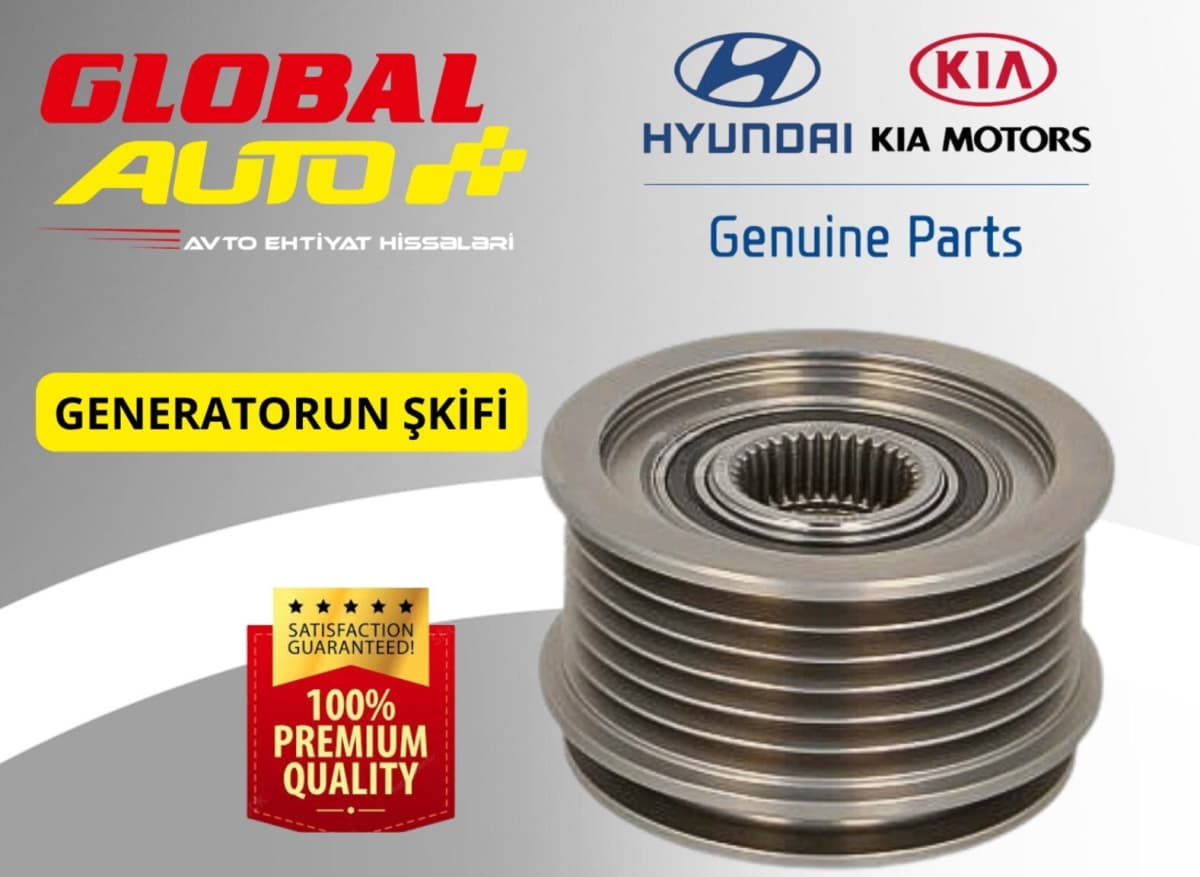Generator şkivi Hyundai və Kia modelləri üçün
