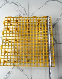 Plastik setka toyuq altlığı 50x50sm — şəkil 3