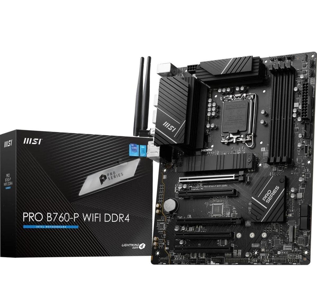 Ana plata MSI PRO B760-P WIFI DDR4 LGA1700