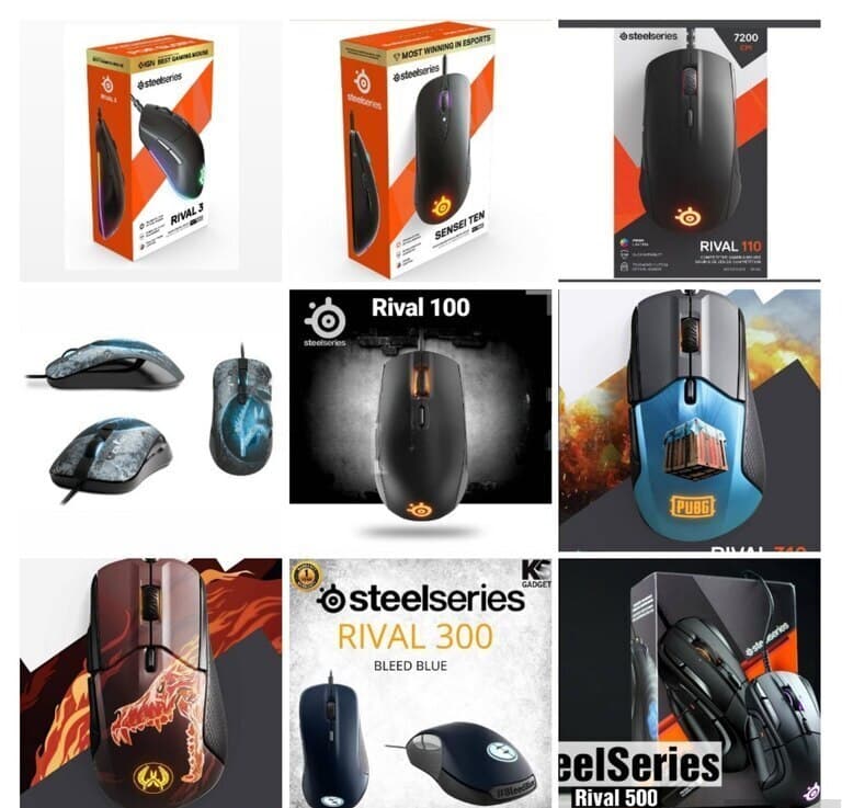 SteelSeries Oyun Siçanları (Rival və Aerox seriyaları)