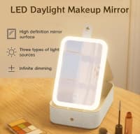 Kosmetik orqanayzer LED işıqlı güzgü ilə — şəkil 4