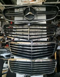 Radiator barmaqlığı Mercedes 211-212-205-213-204 — şəkil 2