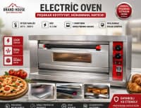 Elektrikli daş pizza sobası 3.2 kW — şəkil 3