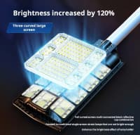 Günəş panelli LED projektor 2000W — şəkil 3