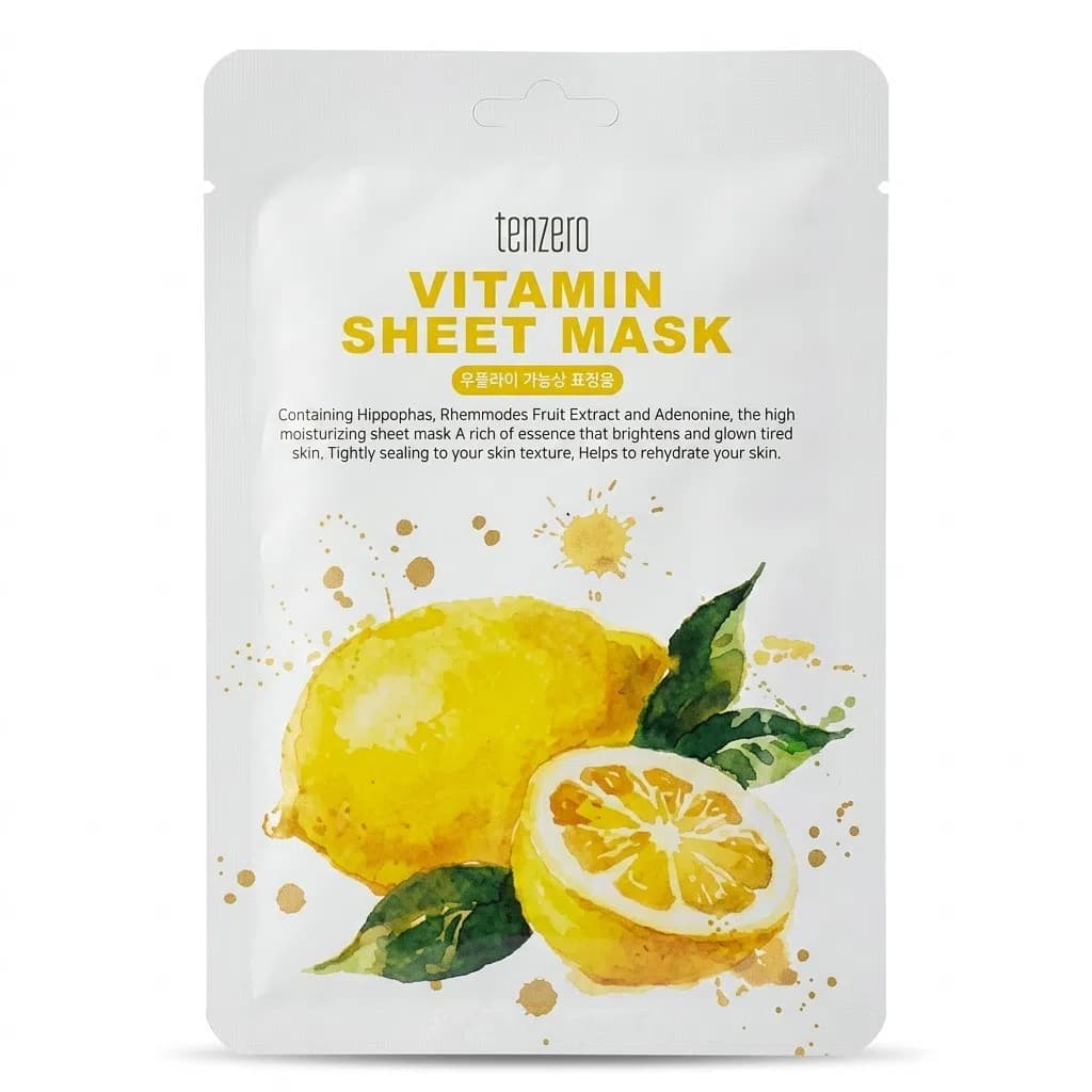 Tenzero Vitamin C Parça Üz Maskası 25 ml