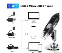 Rəqəmsal mikroskop 1600x 3in1 — şəkil 5