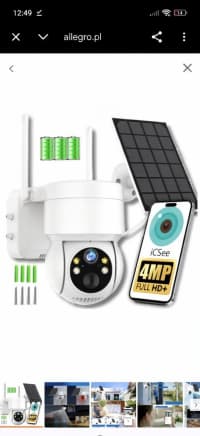 Globex YO-550129 Günəş Panelli Wi-Fi Kamera — şəkil 4