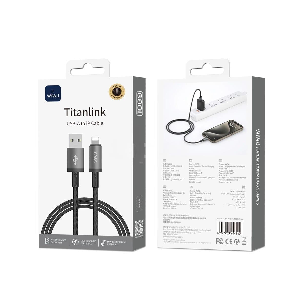Doldurma kabeli WiWU TitanLink WI-C055 A-L