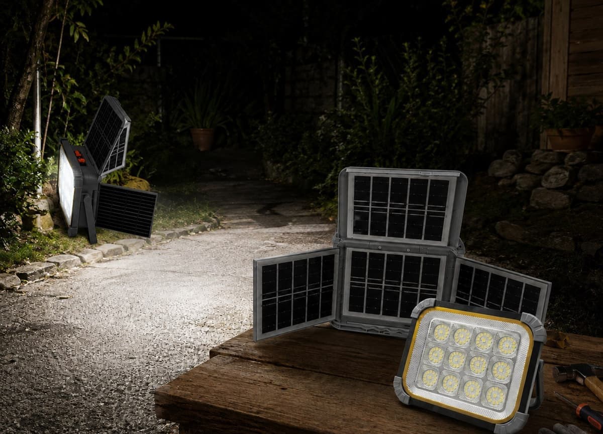 Portativ LED Projektor JLP-2192 Günəş Panelli