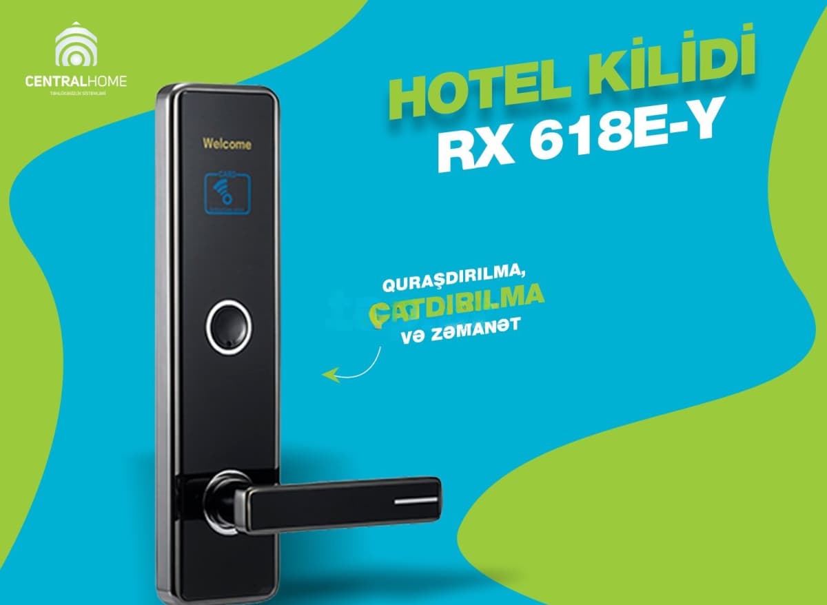 Elektron otel qapı kilidi RX 618E-Y