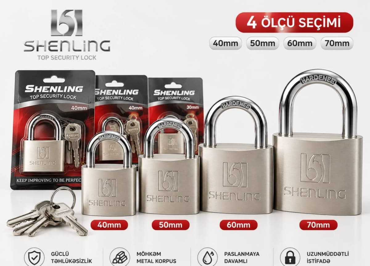 Asma qıfıl Shenling 40mm-70mm