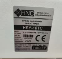 HNC Spiral Xəmir Yoğuran Mikser (380V) — şəkil 3